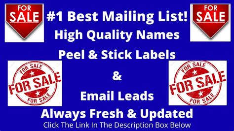 email lists sale for events